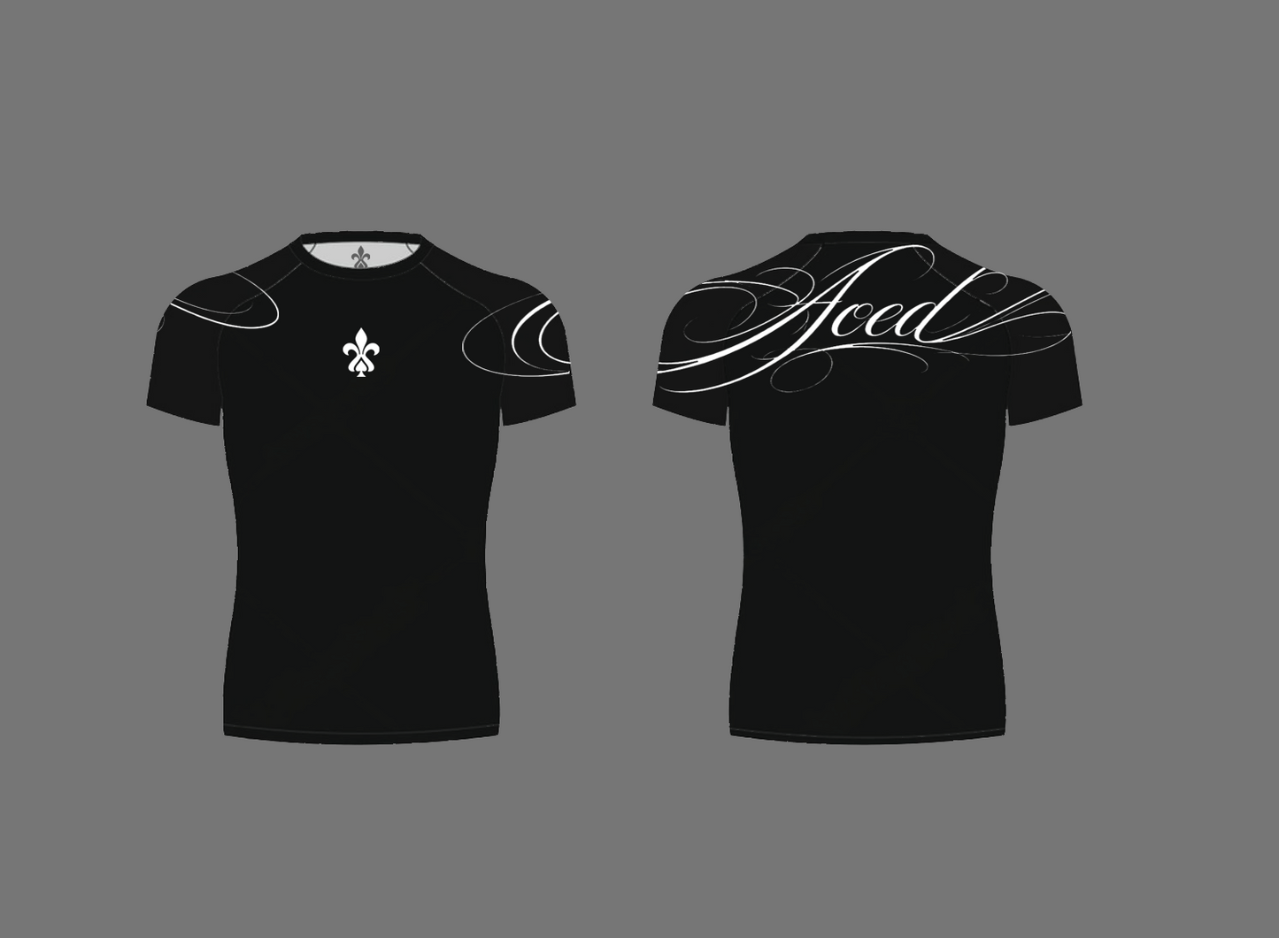 "SIGNATURE" SHORT SLEEVE RASH GUARD